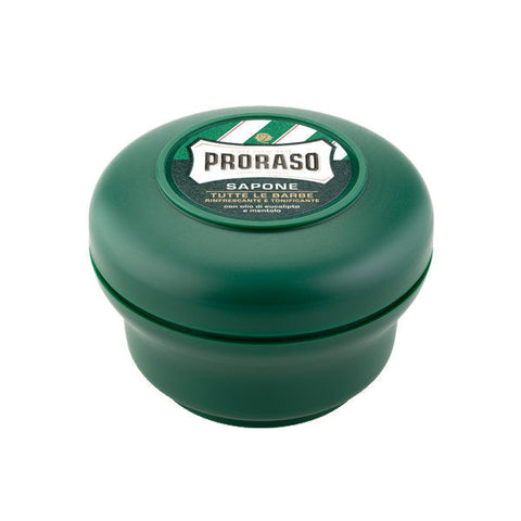 Proraso "Green" Shaving Soap - Eucalyptus Oil and Menthol - 150 ml/5.2 oz tub