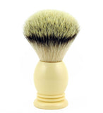 Vintage Blades Brand Synthetic, Imitation Badger Shaving Brush in Faux Ivory - 24mm