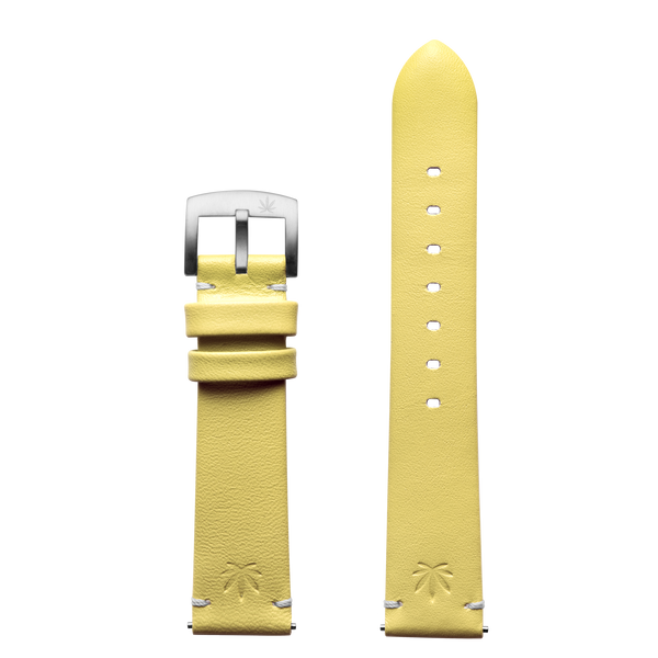 420Waldos Mary Jane Series Light Yellow Strap with SS Buckle