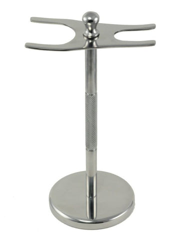 Stainless Safety Razor and Brush Stand - 28mm