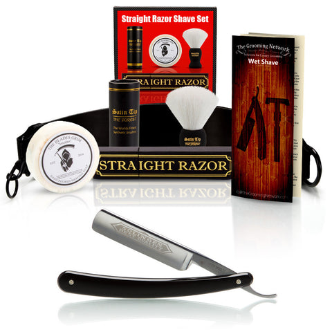Dovo Best Quality 5/8" Straight Razor with Luxury Shave Set