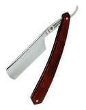 Thiers-Issard 6/8" Carbon Steel Straight Razor - Red Stamina - Round Point - Professionally Honed