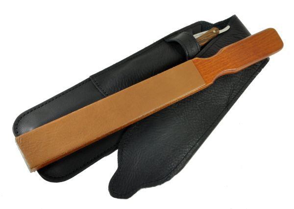 Thiers-Issard Travel Strop in Leather Case - Black